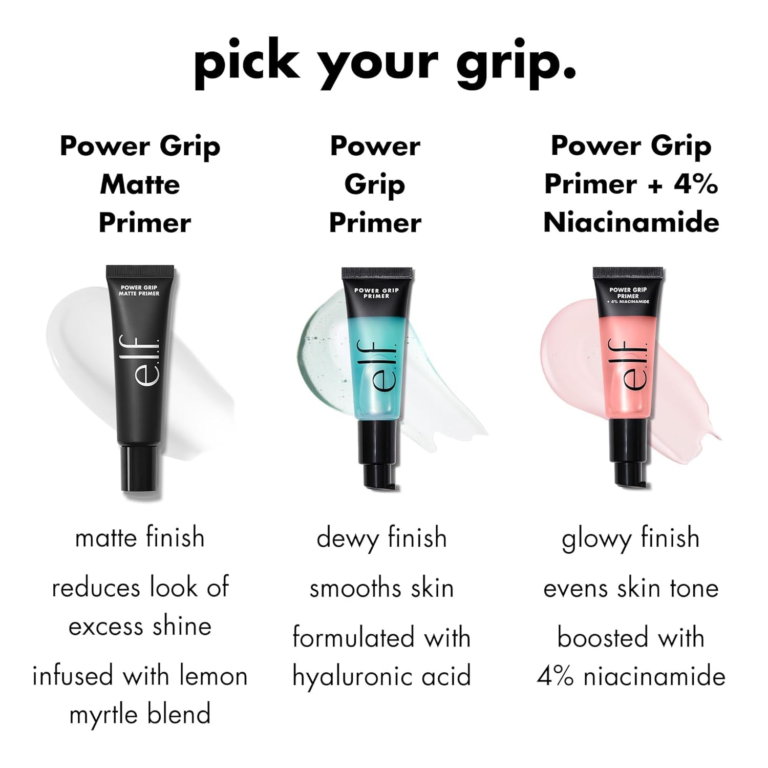 Power Grip Primer, Gel - Based & Hydrating Face Primer for Smoothing Skin & Gripping Makeup, Moisturizes & Primes, 0.811 Fl Oz (24 Ml.) - GlowHaze Beauty