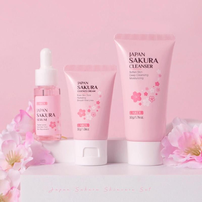 Sakura Facial Skincare Kit - GlowHaze Beauty