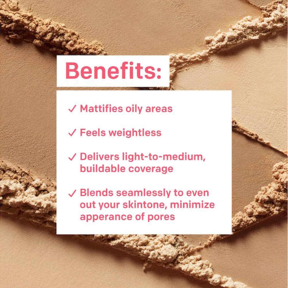 Setting Powder, Face Makeup, Matte Loose Powder, Hypoallergenic, Cruelty Free, 200 Light Medium, 1 Oz - GlowHaze Beauty