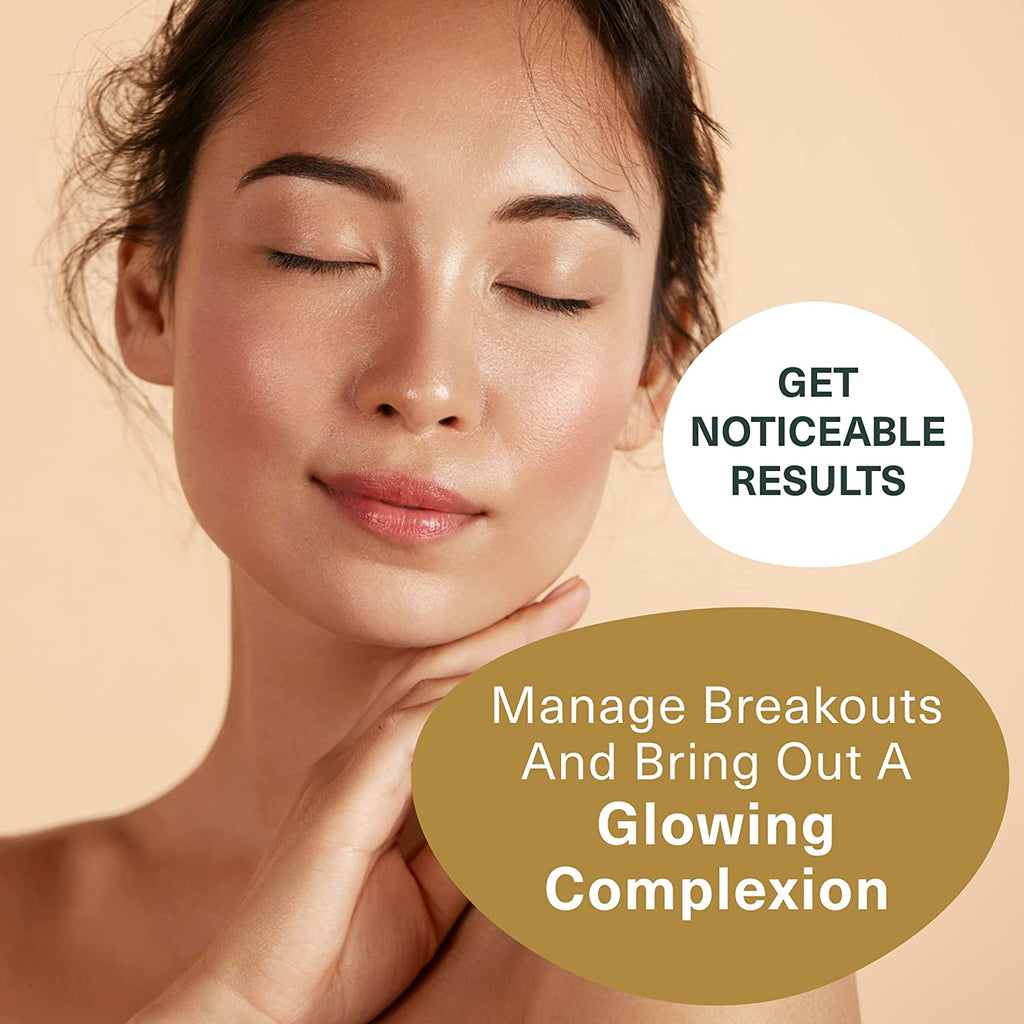 Glycolic Acid Face Wash, Exfoliating Facial Cleanser and Scrub, 10% Glycolic Acid, AHA and Salicylic Acid, 6 Fl. Oz - GlowHaze Beauty