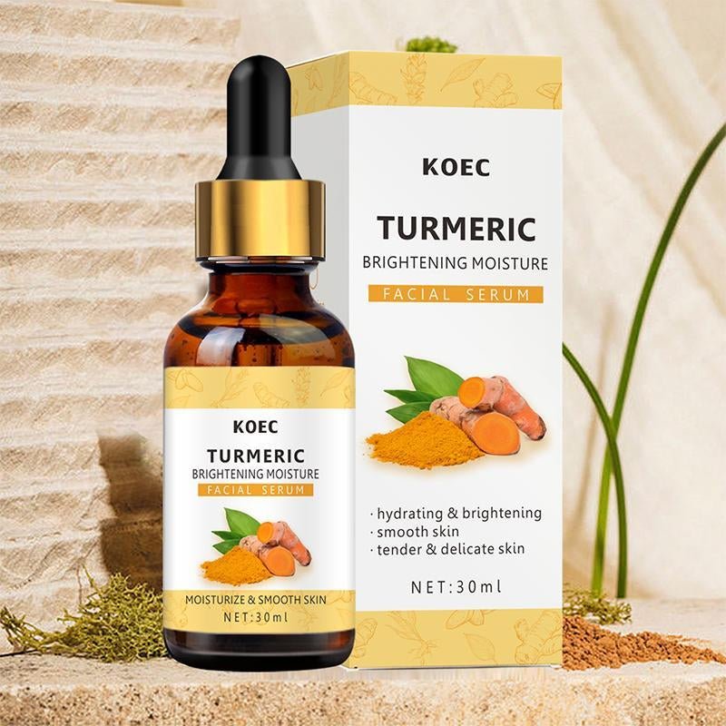 Turmeric Brightening Moisture Serum - GlowHaze Beauty