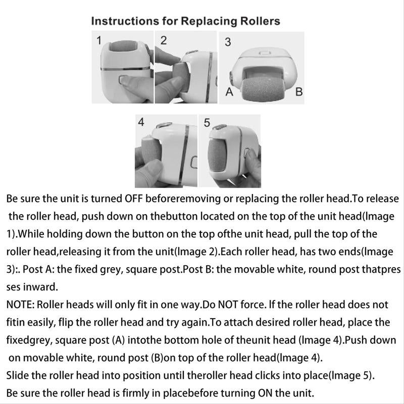 Electric Foot Callus Remover - GlowHaze Beauty