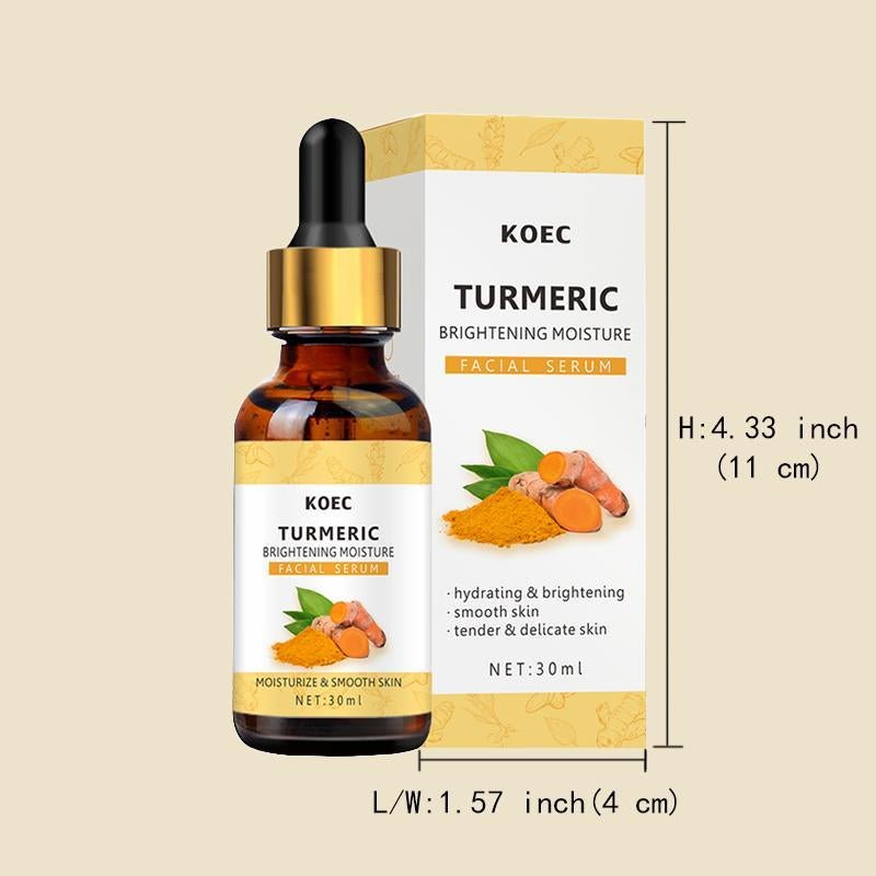 Turmeric Brightening Moisture Serum - GlowHaze Beauty