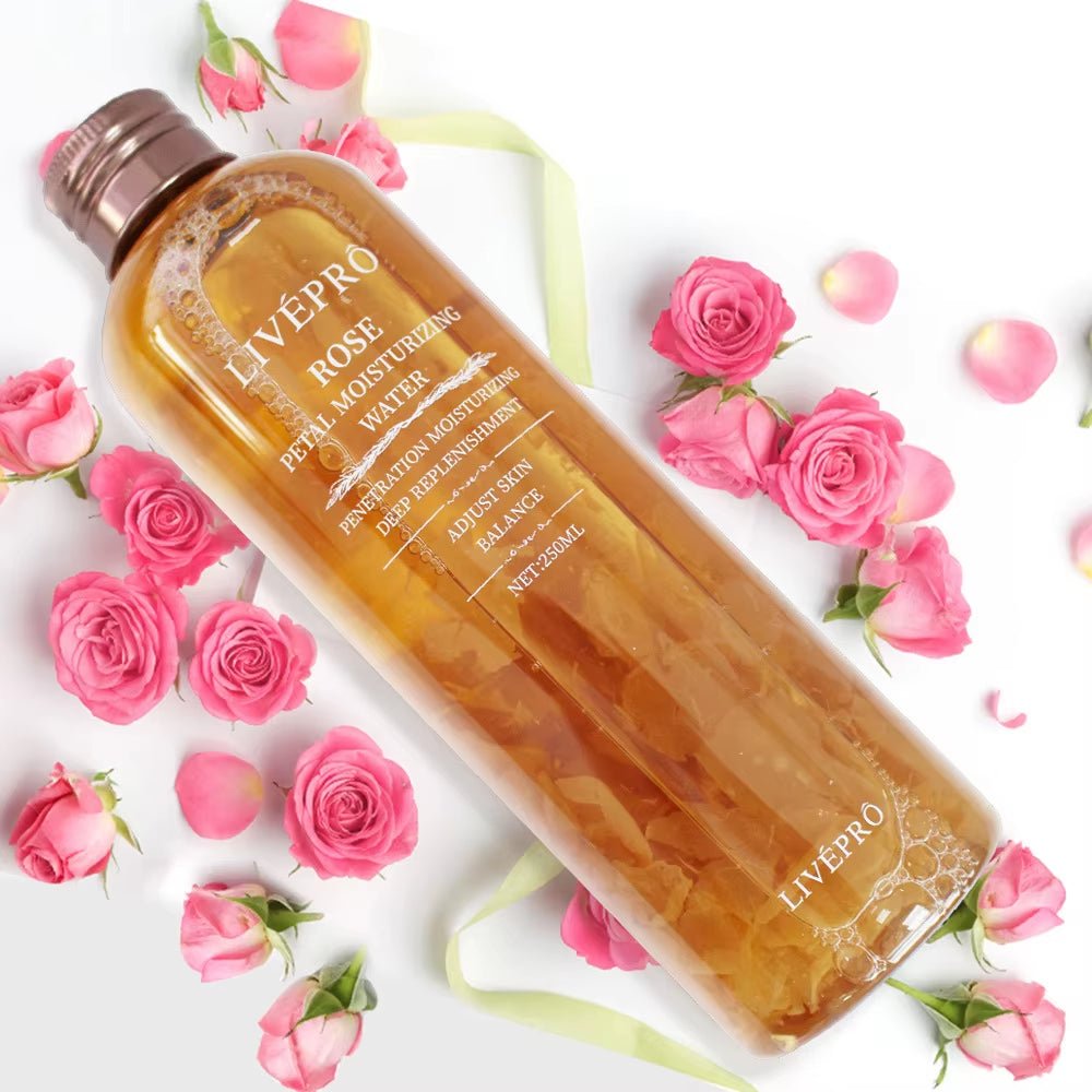 Rose Petal Water Skin Care Toner Skin Care Essence Foundation Moisturizing Skin Care - GlowHaze Beauty