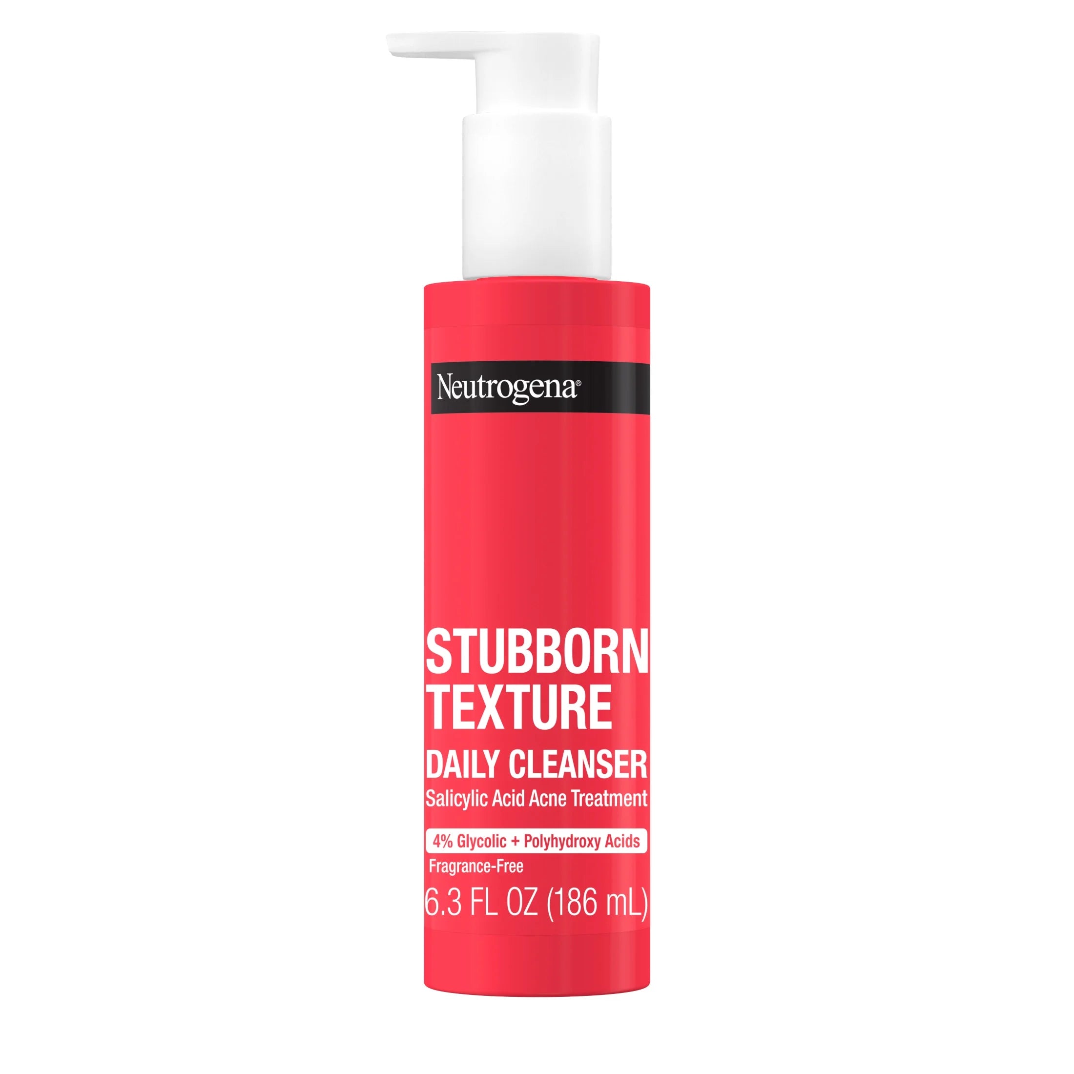 (2 Pack) Stubborn Texture Daily Acne Facial Cleanser, 6.3 Fl. Oz - GlowHaze Beauty