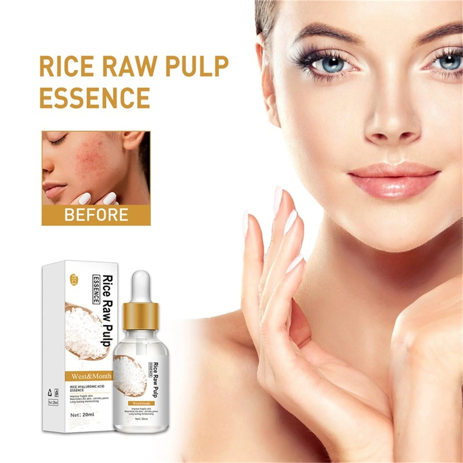 Rice Raw Pulp Face Serum - GlowHaze Beauty
