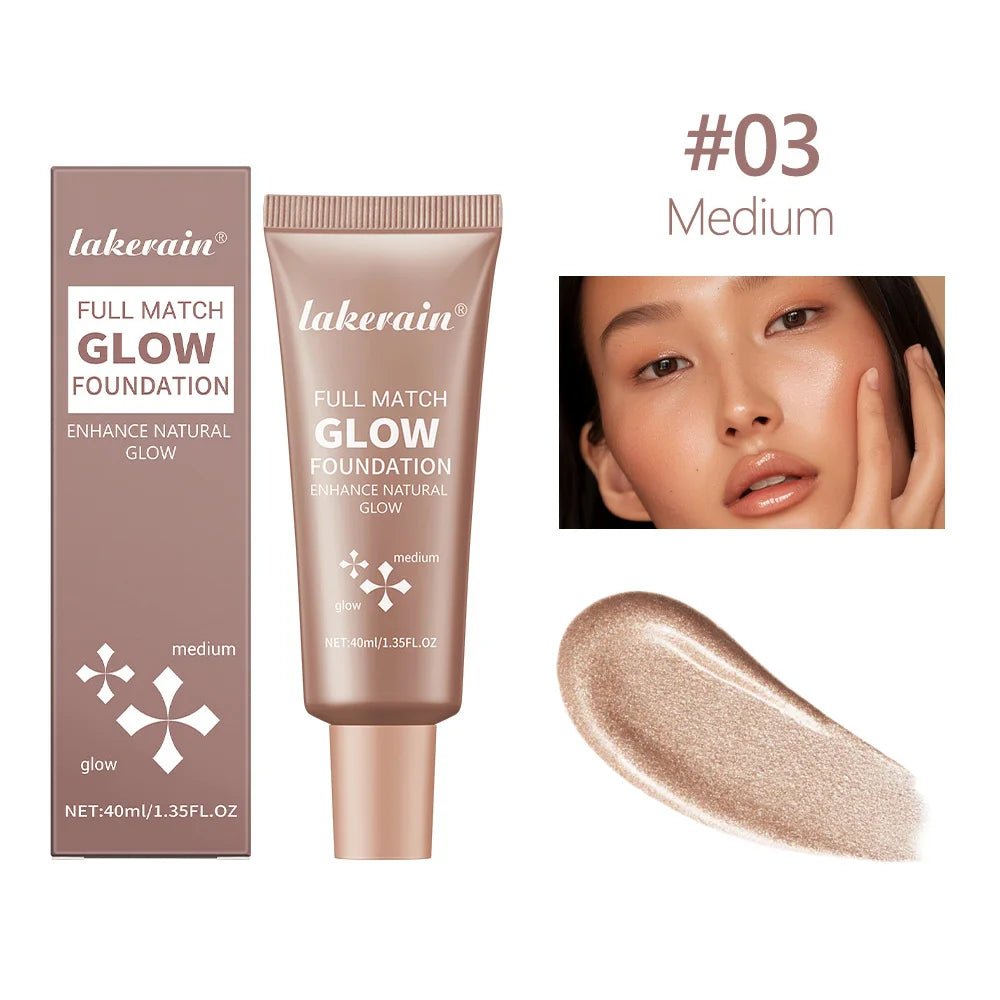 Glow Foundation Illuminator Glotion Natural Glow Enhancer Glowing Moisturizing Lightweight base Multi - purpose Illuminator Highli - GlowHaze Beauty