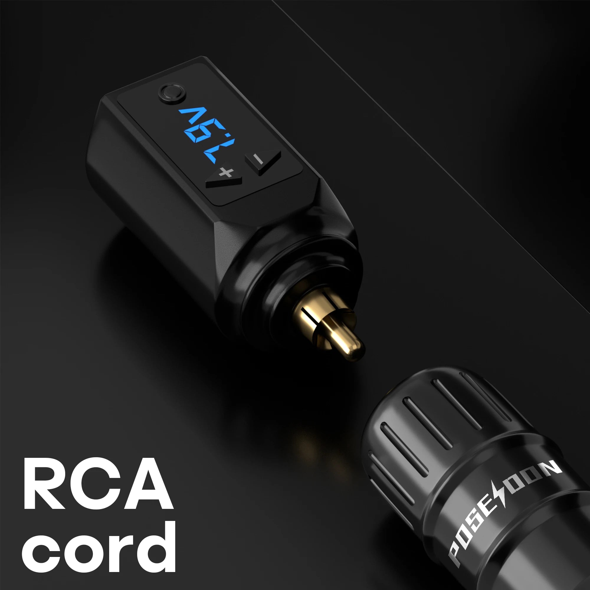 Tattoo Kit POSEIDON High Power Tattoo Pen Kit For Permanent Makeup Tattoo Machine Kit Black Wireless Tattoo Gun Kit - GlowHaze Beauty