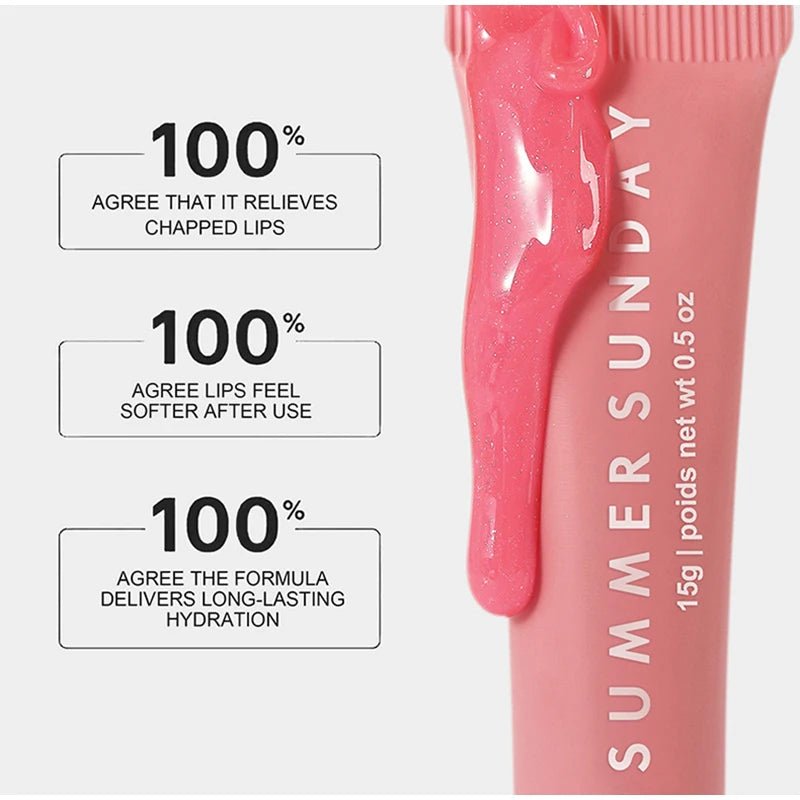 Summer Lip Moisturizing Lip Balm Care 15ml Lip Balm Smoothing Lip Lines Lasting Nourishment For Women Daily Care Makeup Lipcare - GlowHaze Beauty