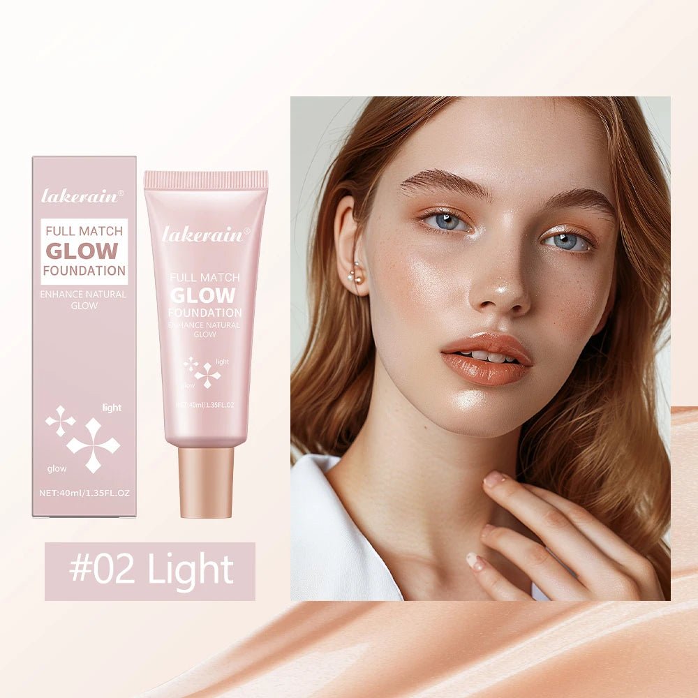 Glow Foundation Illuminator Glotion Natural Glow Enhancer Glowing Moisturizing Lightweight base Multi - purpose Illuminator Highli - GlowHaze Beauty
