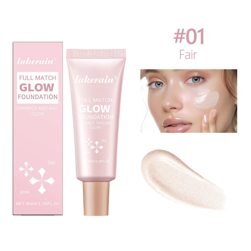 Glow Foundation Illuminator Glotion Natural Glow Enhancer Glowing Moisturizing Lightweight base Multi - purpose Illuminator Highli - GlowHaze Beauty