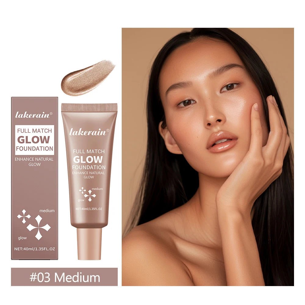 Glow Foundation Illuminator Glotion Natural Glow Enhancer Glowing Moisturizing Lightweight base Multi - purpose Illuminator Highli - GlowHaze Beauty