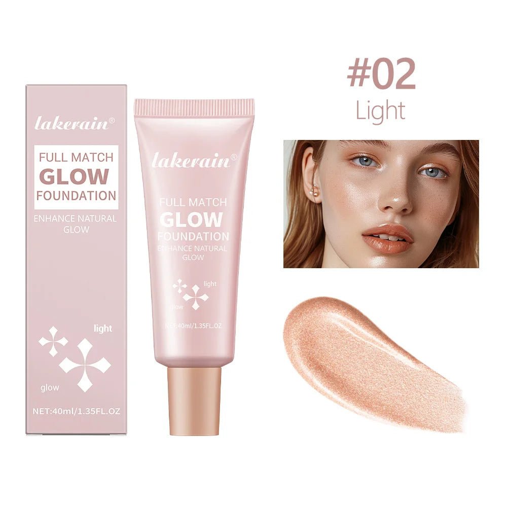 Glow Foundation Illuminator Glotion Natural Glow Enhancer Glowing Moisturizing Lightweight base Multi - purpose Illuminator Highli - GlowHaze Beauty