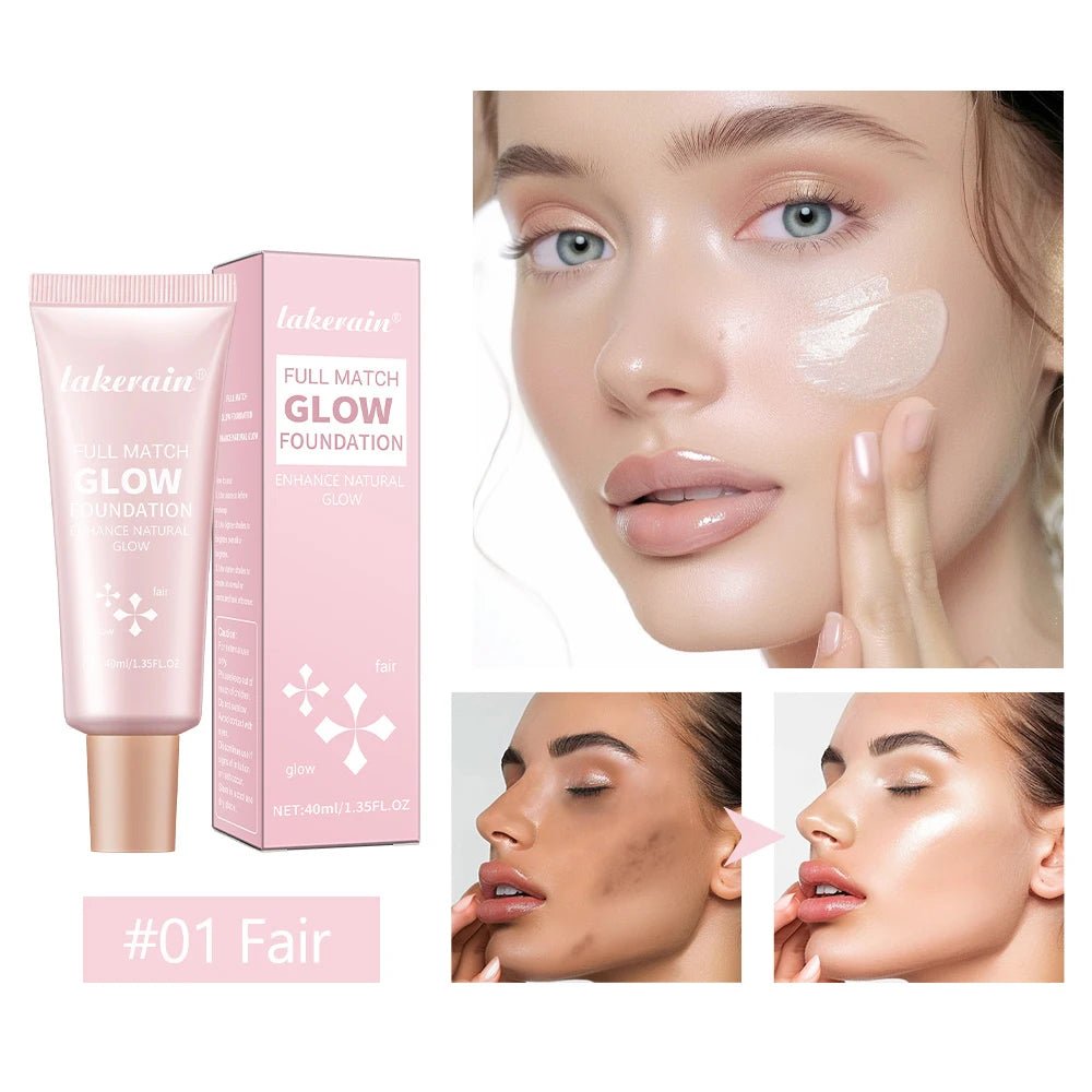 Glow Foundation Illuminator Glotion Natural Glow Enhancer Glowing Moisturizing Lightweight base Multi - purpose Illuminator Highli - GlowHaze Beauty