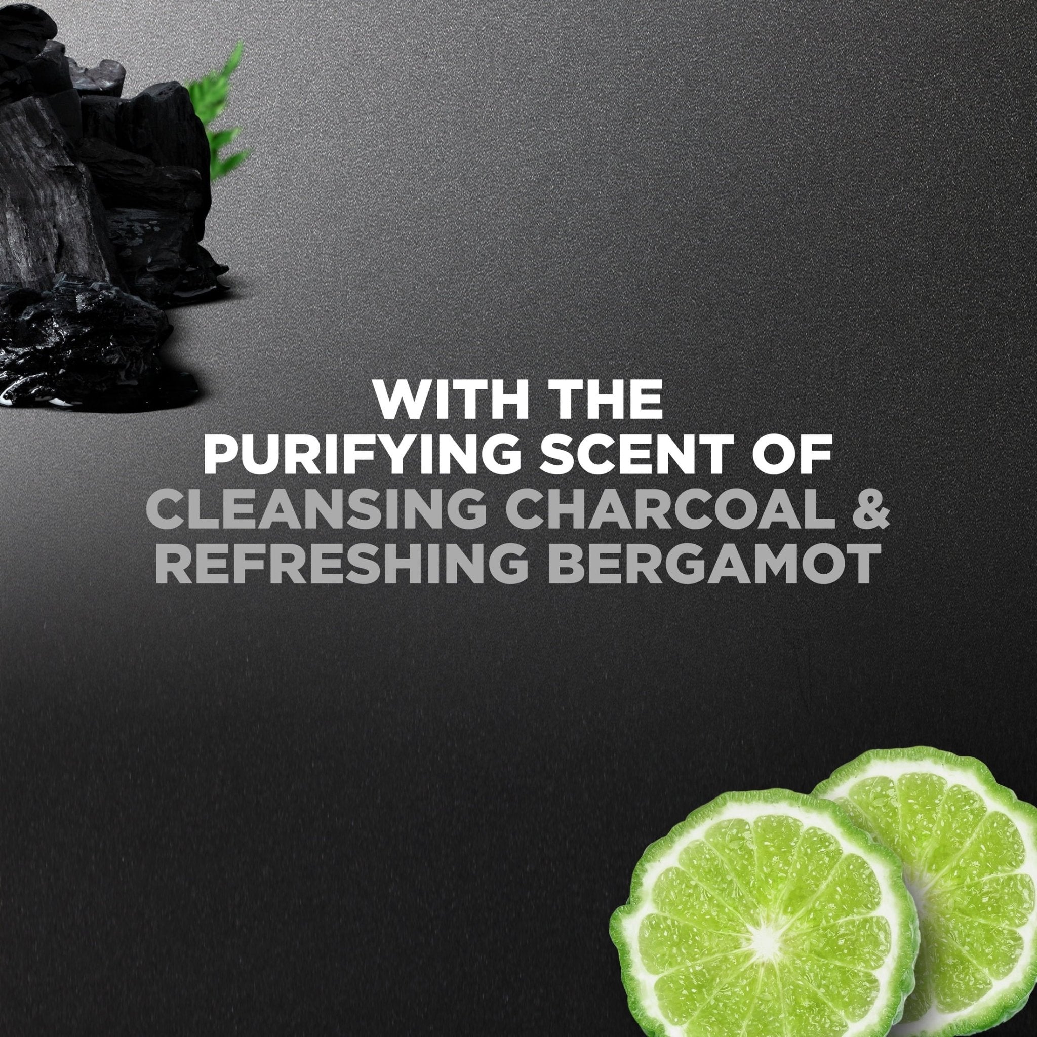 (4 Pack) Purifying Hydrating Face & Body Wash for Men Charcoal & Clay, 30 Oz - GlowHaze Beauty