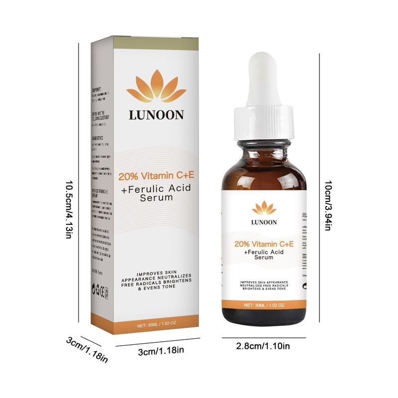 30mL Vitamin C & E Facial Skin Brightening Serum - GlowHaze Beauty