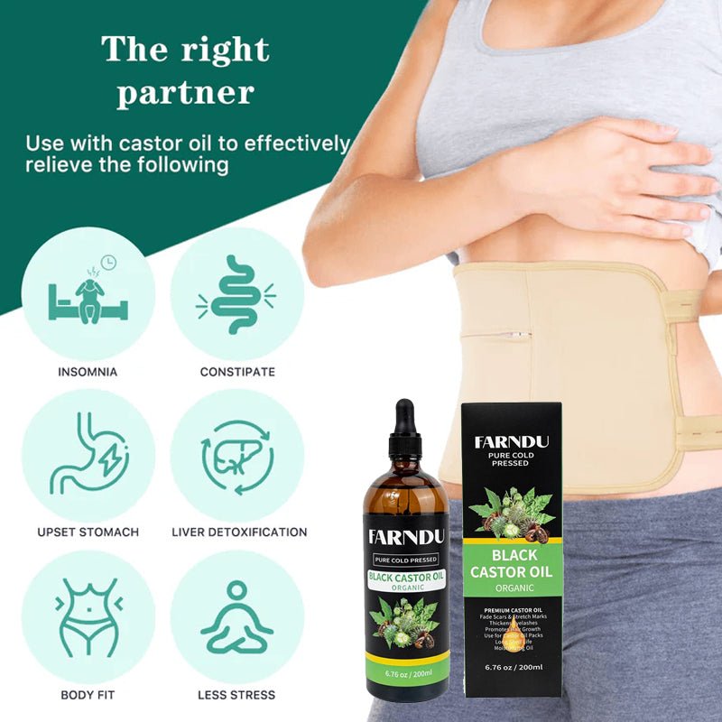 Thick Black Castor Oil - GlowHaze Beauty