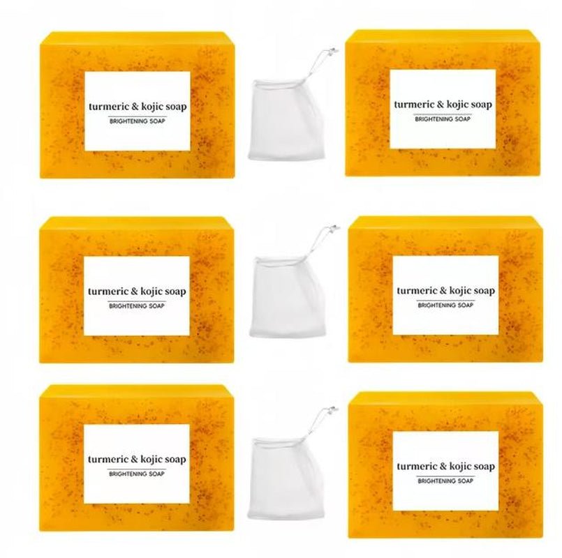 Lemon Turmeric Soap Bar - GlowHaze Beauty