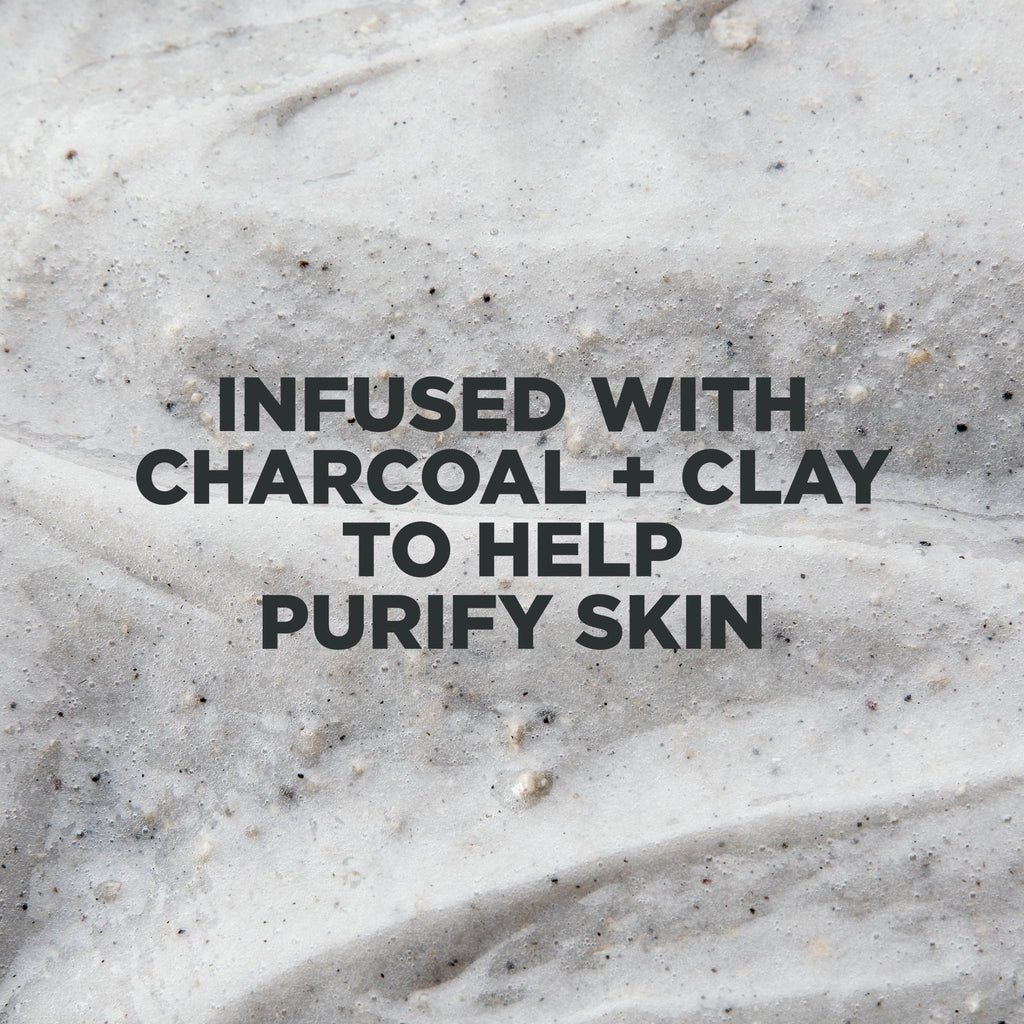 (4 Pack) Purifying Hydrating Face & Body Wash for Men Charcoal & Clay, 30 Oz - GlowHaze Beauty
