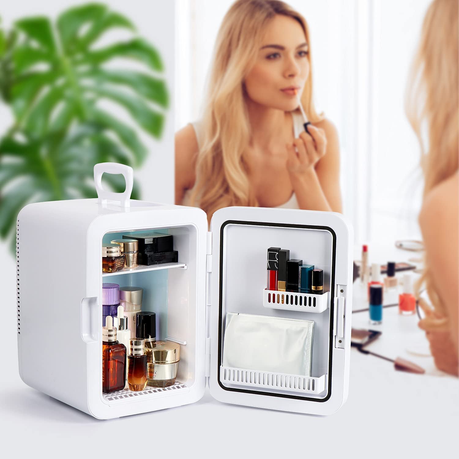 Mini Skincare Fridge - GlowHaze Beauty