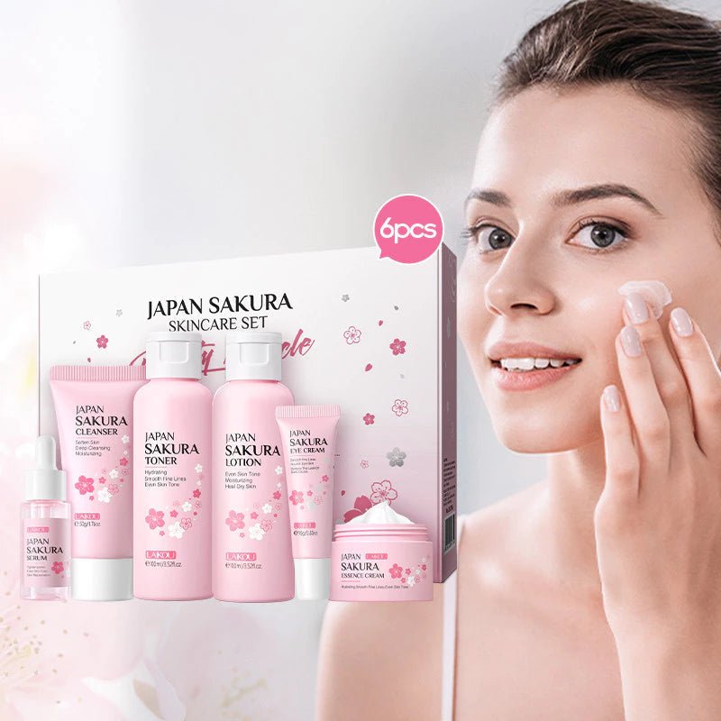 Sakura Facial Skincare Kit - GlowHaze Beauty